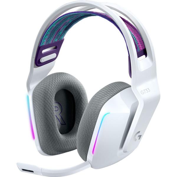 Headset Gamer Sem Fio Logitech G733 7.1 Dolby Surround, Branco, 981-000882, Logitech G - CX 1 UN