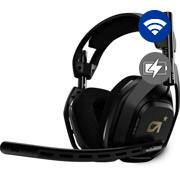 Headset Gamer Astro A50, Sem fio, para Xbox e PC, + Base, Preto e dourado, 939-001681, Astro by Logitech G - CX 1 UN