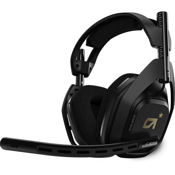 Headset Gamer Astro A50, Sem fio, para Xbox e PC, + Base, Preto e dourado, 939-001681, Astro - CX 1 UN