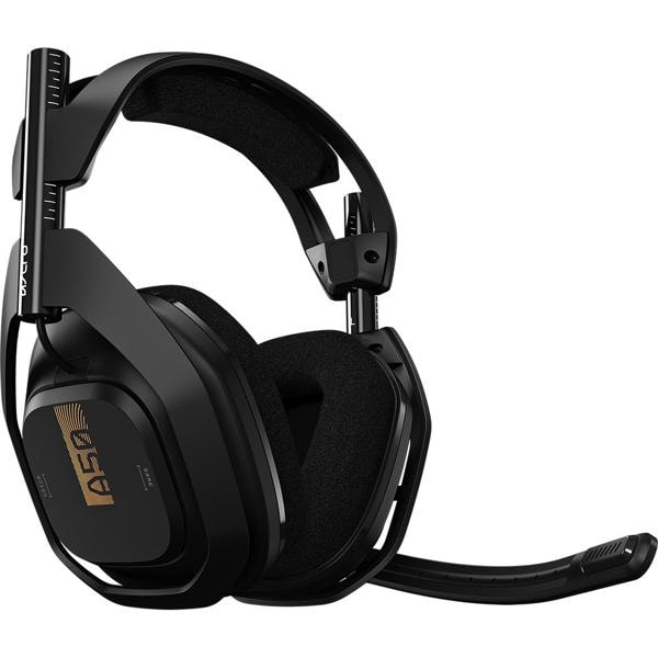 Headset Gamer Astro A50, Sem fio, para Xbox e PC, + Base, Preto e dourado, 939-001681, Astro - CX 1 UN