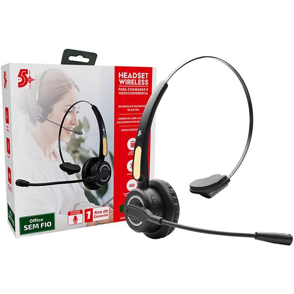 Headset office sem fio HS 201, Bluetooth, hs 201 015-0104, 5+ - CX 1 UN