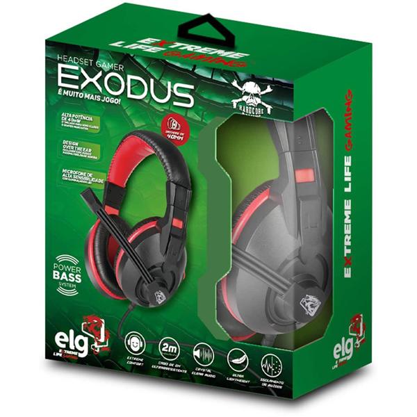 Headset Gamer Exodus P2 HGEX Elg CX 1 UN