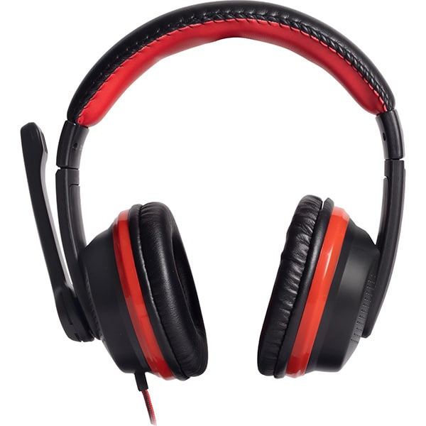 Headset Gamer Spider black, P3, Preto / Vermelho, 75252, Fortrek - CX 1 UN