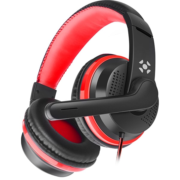 Headset Gamer Spider black, P3, Preto / Vermelho, 75252, Fortrek - CX 1 UN