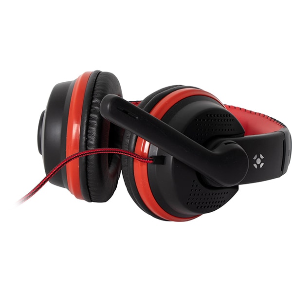 Headset Gamer Spider black, P3, Preto / Vermelho, 75252, Fortrek - CX 1 UN