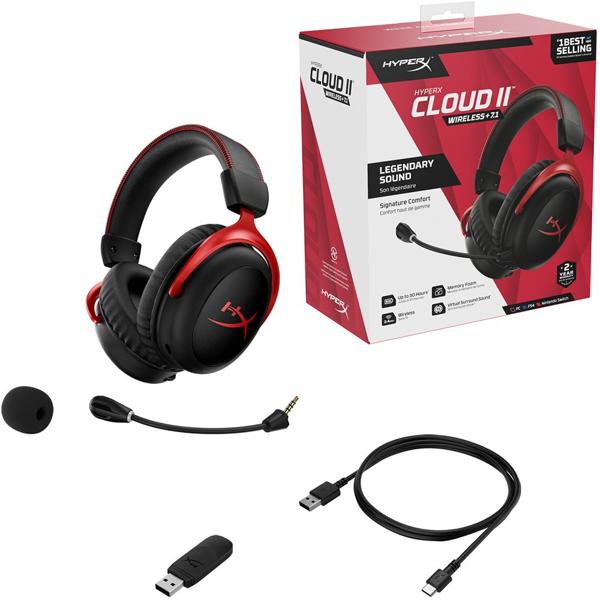 Headset Gamer Cloud II, Wireless, Som Surround 7.1, 4P5K4AA, HyperX - CX 1 UN