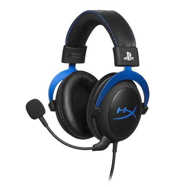 Headset Gamer Cloud, Blue, Ps4, Preto / Azul, 4P5J7AA, HyperX - CX 1 UN