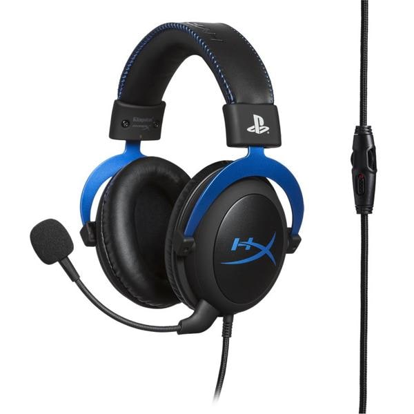 Headset Gamer Cloud, Blue, Ps4, Preto / Azul, 4P5J7AA, HyperX - CX 1 UN