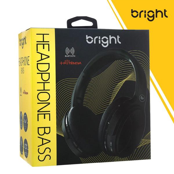 Headphone Bluetooth Bass, preto, HP558, Bright - CX 1 UN