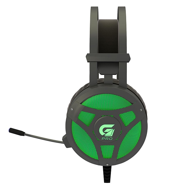 Headset Gamer USB Pro RGB 7.1 cinza H1+ 65905 Fortrek CX 1 UN