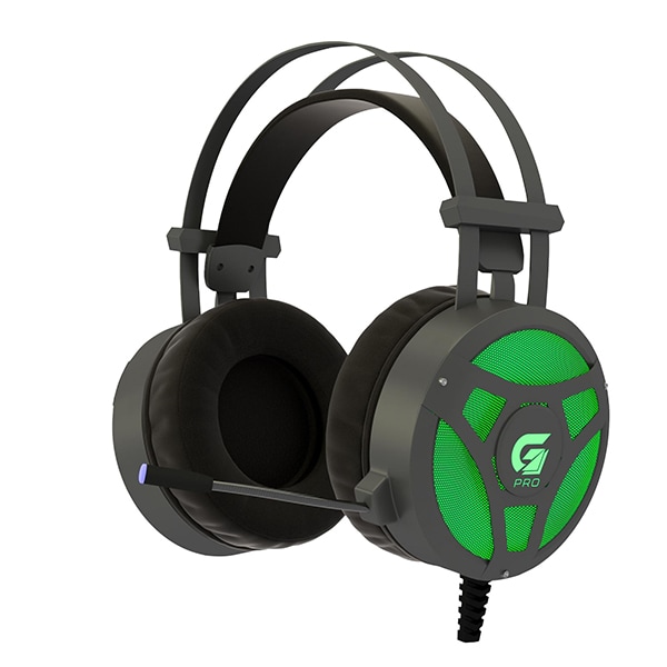 Headset Gamer USB Pro RGB 7.1 cinza H1+ 65905 Fortrek CX 1 UN