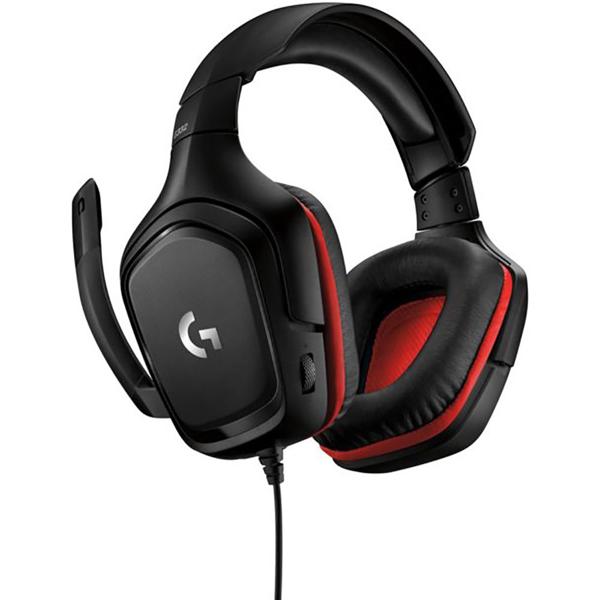 Headset Gamer G332, Driver 50mm, para PC, PlayStation, Xbox e Nintendo Switch, Conexão P3, Preto/Vermelho, 981-000755, Logitech G - CX 1 UN