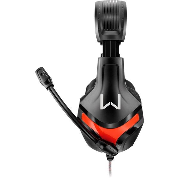 Headset Gamer P2 Warrior Harve red PH101, com haste ajustável - CX 1 UN