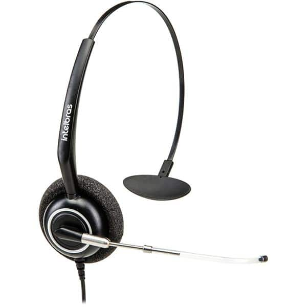 Headset com fio USB Office preto THS55USB Intelbras CX 1 UN