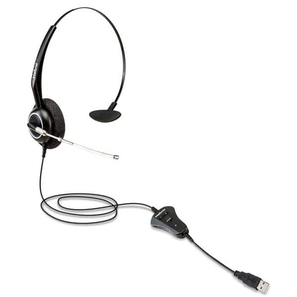 Headset com fio USB Office preto THS55USB Intelbras CX 1 UN