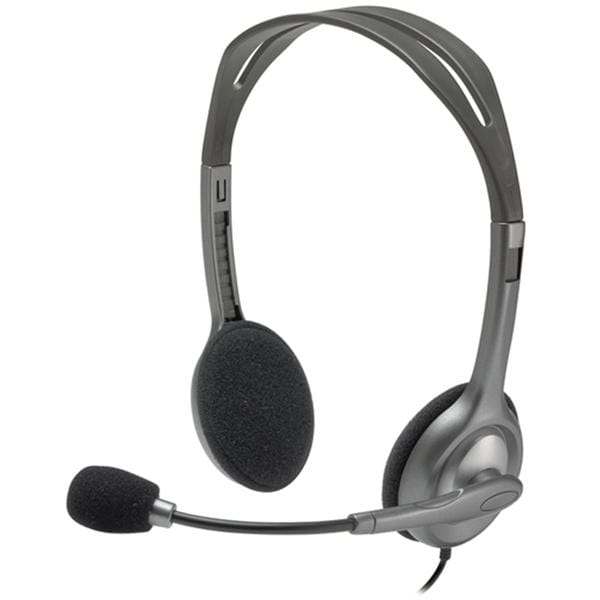 Headset P2 haste ajustável H111 981-000612 Logitech BT 1 UN