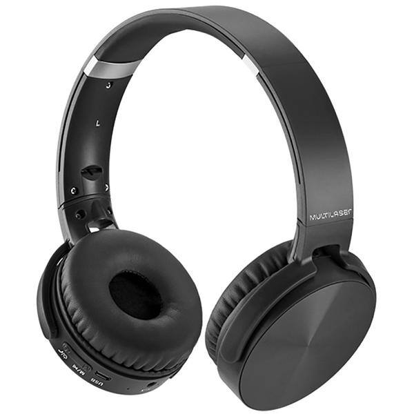 Headphone Bluetooth Premium preto SD/AUX/FM PH264 Multi CX 1 UN