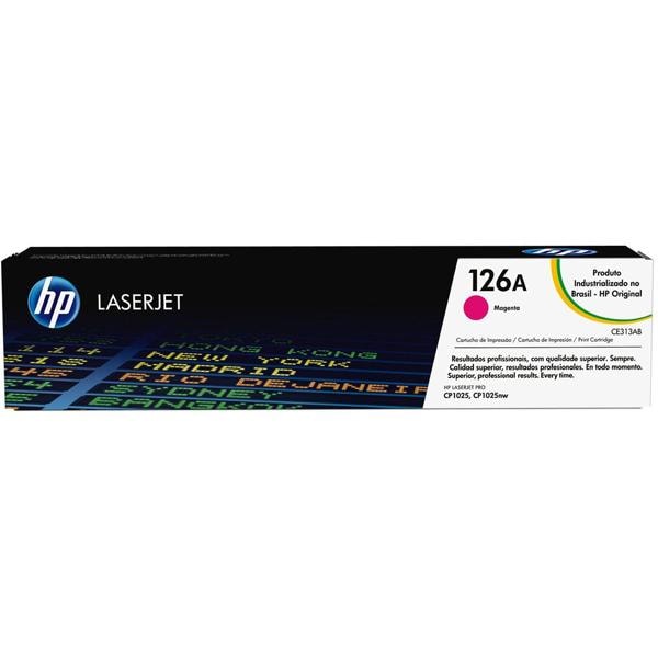 Toner HP 126A, Magenta, Laserjet Original (CE313A) Para HP Laserjet Pro M175a, M175nw, CP1025, M275, HP - CX 1 UN