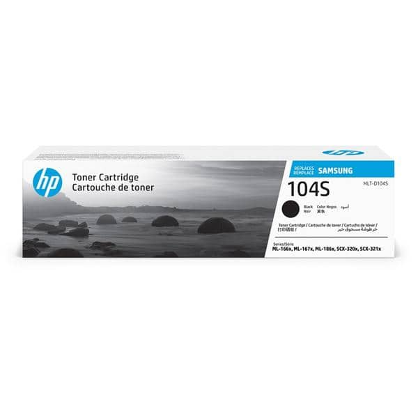 Toner HP para impressora Samsung, Preto Original, MLT-D104S, SU750A, HP - CX 1 UN