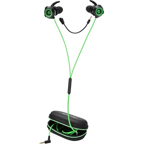 Fone de ouvido Earphone com microfonen Zahhak, Preto e Verde, EPZHGR, Elg - CX 1 UN