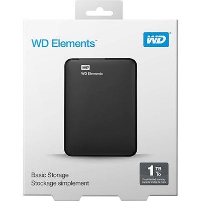 HD Externo 1TB USB portátil WDBUZG0010 Western Digital CX 1 UN