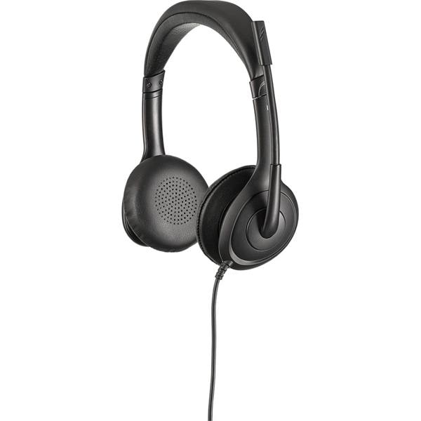 Headset com fio biauricular, Conexão USB, WHS 60 duo, Preto, 4010007, Intelbras - CX 1 UN