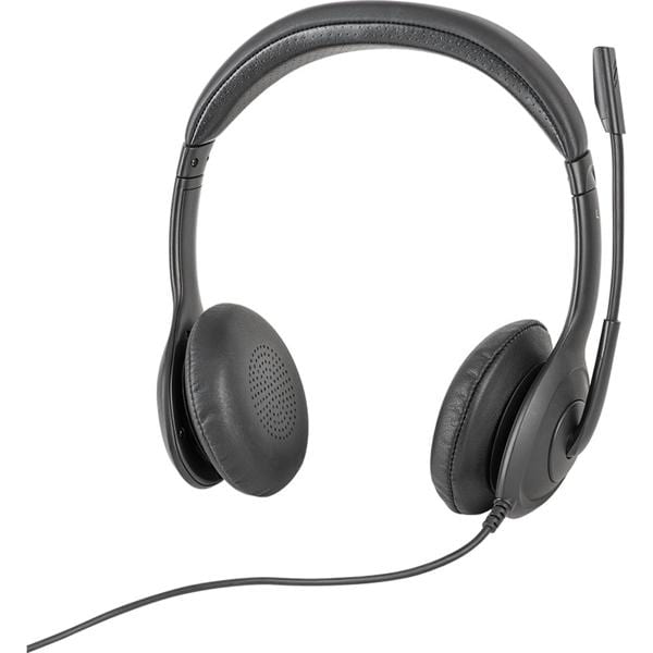 Headset com fio biauricular, Conexão USB, WHS 60 duo, Preto, 4010007, Intelbras - CX 1 UN