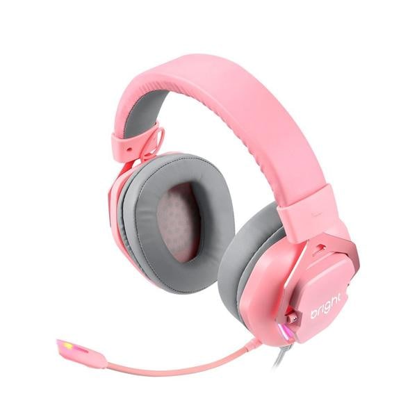 Headset Gamer Foxy Rosa, 7.1, USB, com microfone, GHP011, Bright - BT 1 UN