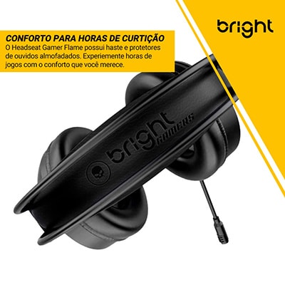 Headset gamer Flame, 7.1, USB, GHP010, Bright - BT 1 UN