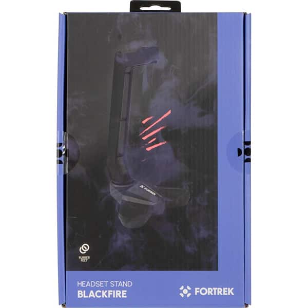 Suporte para Fone de Ouvido Headset, Blackfire, Preto, 70532, Fortrek - CX 1 UN Suporte para Fone de Ouvido Headset, Blackfire, Preto, 70532, Fortrek - CX 1 UN