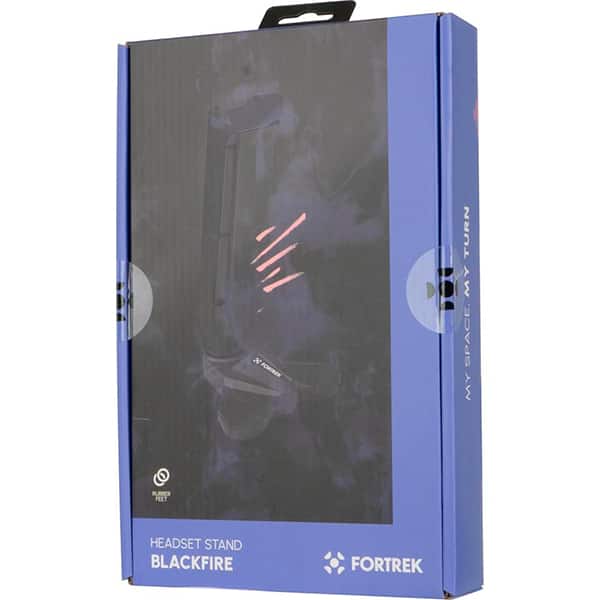 Suporte para Fone de Ouvido Headset, Blackfire, Preto, 70532, Fortrek - CX 1 UN Suporte para Fone de Ouvido Headset, Blackfire, Preto, 70532, Fortrek - CX 1 UN