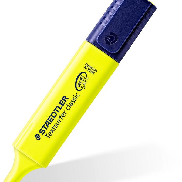 Pincel marca texto amarelo Textsurfer 3641BKDA03 Staedtler BT 1 UN