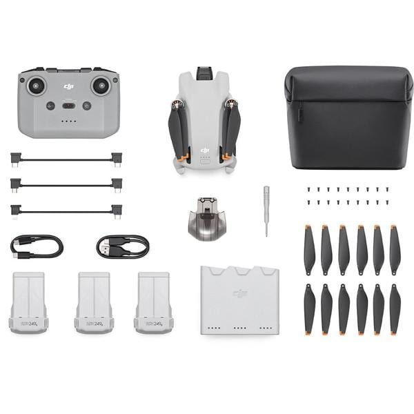 Drone DJI Mini 3 RC-N1, Sem tela, Fly More Combo Plus, Homologado Anatel, DJI024, DJI - CX 1 UN