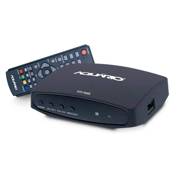 Conversor e gravador Digital de TV DTV-7000S Aquário CX 1 UN