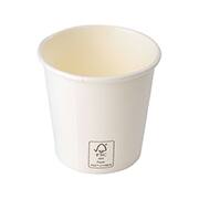 Copo de papel descartável biodegradável 110ml SW4WH-FSCN Hxin PT 50 UN Copo de papel descartável biodegradável 110ml SW4WH-FSCN Hxin PT 50 UN