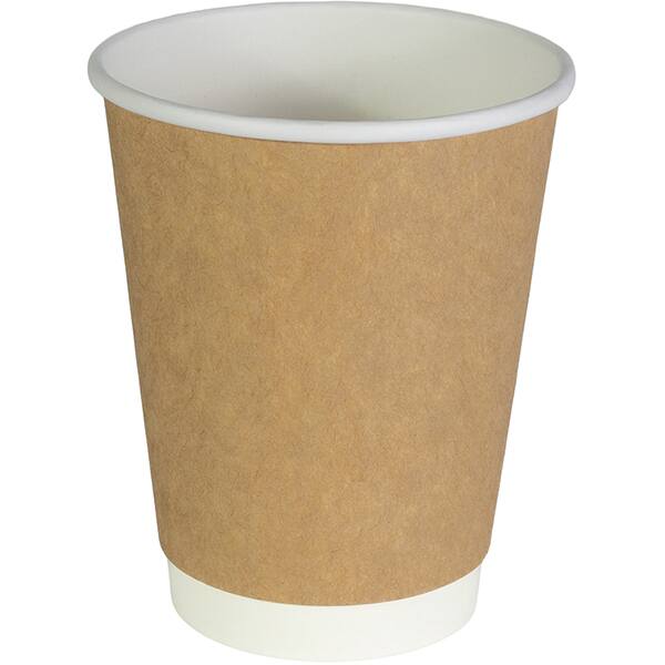 Copo de papel descartável, 350 ml, Kraft, Talge - PT 25 UN