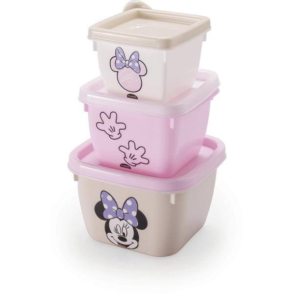 Pote escolar c/ 3 conect Minnie Baby 7745 Plasutil PT 1 UN