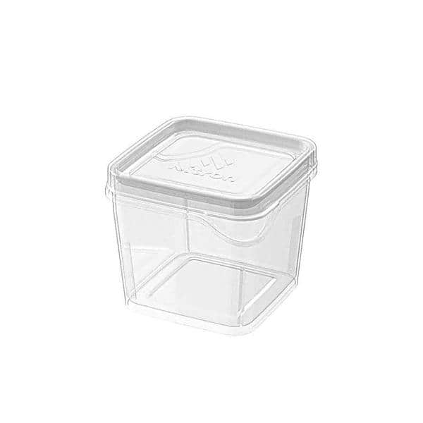 Pote plástico modular 250ml, transparente, 319.012.001, Nitronplast - PT 1 UN