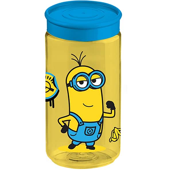 Pote Organizador Multiuso Minions, Sortido, 350ml, Igaratiba - PT 1 UN