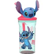 Copo com canudo Stitch, 360ml, Yazi - UN 1 UN Copo com canudo Stitch, 360ml, Yazi - UN 1 UN