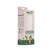 Canudo de papel, Branco, 3001, Talge - CX 100 UN Canudo de papel, Branco, 3001, Talge - CX 100 UN