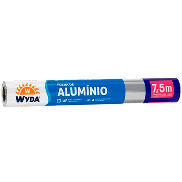 Folha de alumínio 30cmx7,5m R30X7.5-25 WYDA RL 1 UN