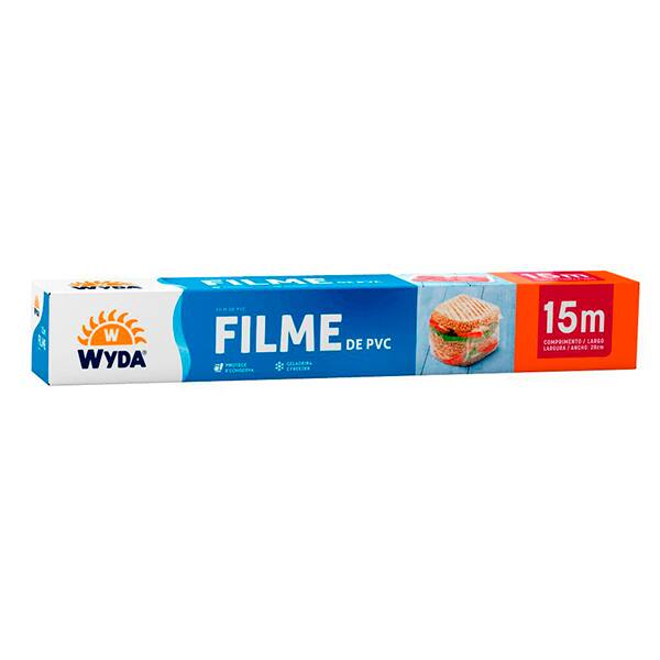 Filme de pvc 28cmx15m PVC15-25 WYDA RL 1 UN