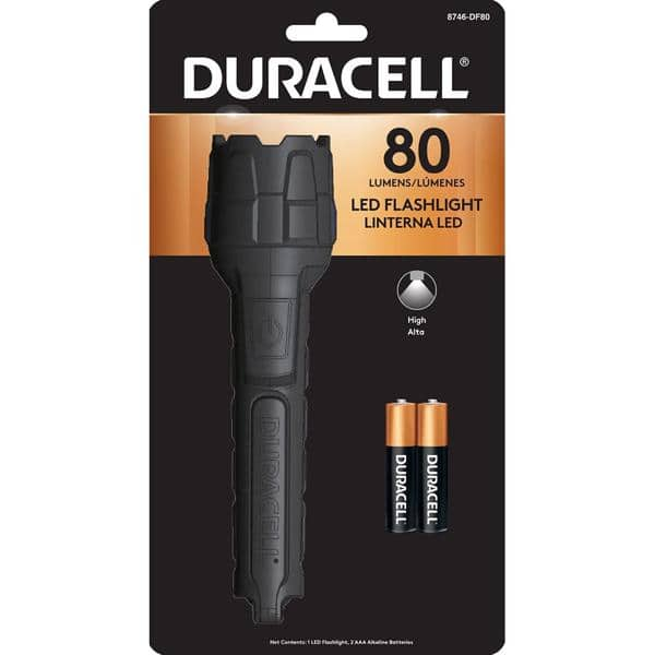 Lanterna de alumínio, Flashlighht, 80 lúmens, 8746-DF80, Duracell - BT 1 UN