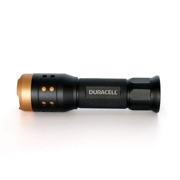 Lanterna de alumínio Flashlight, com ajuste de foco, 350 lúmens, 8166-DF350, Duracell - BT 1 UN