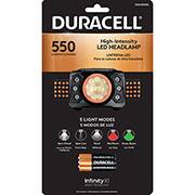 Lanterna Mãos livres 550 lúmens, com 5 modos, 7203-DH550, Duracell - BT 1 UN