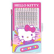 Maleta para colorir Hello Kitty com 48 itens, Spiral Kids - CX 48 UN