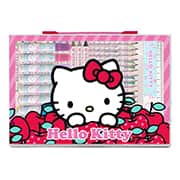 Maleta para colorir Hello Kitty com 68 itens, Spiral Kids - CX 68 UN