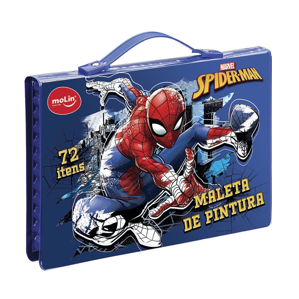 ALBUM DE COLORIR MALETA - TILIBRA - HOMEM ARANHA - Papelaria Malune