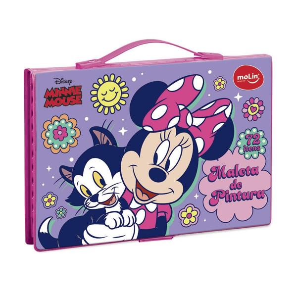 Maleta Para Colorir Minnie Disney Retangular Sortido 22335 Molin - CX 1 KT